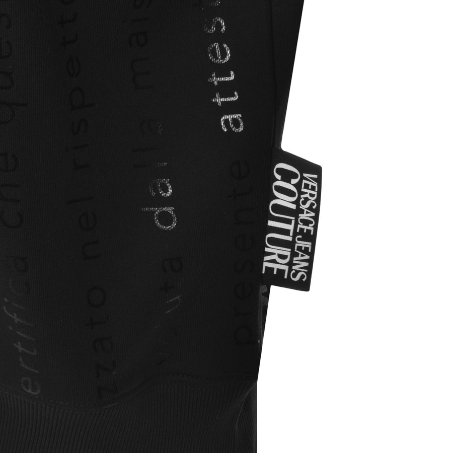 Alternative Image for ProductVersace Jeans Couture Logo Sweatshirt Black3